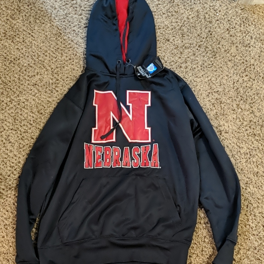 Campus heritage Nebraska coenhuskers fleece hoodie - Picture 1 of 4